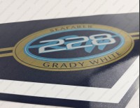 Grady White 228 Seafarer Pendant Decals Set of 2 x 36" Grady White 228 Seafarer Pendant Decals Set of 2 x 36"